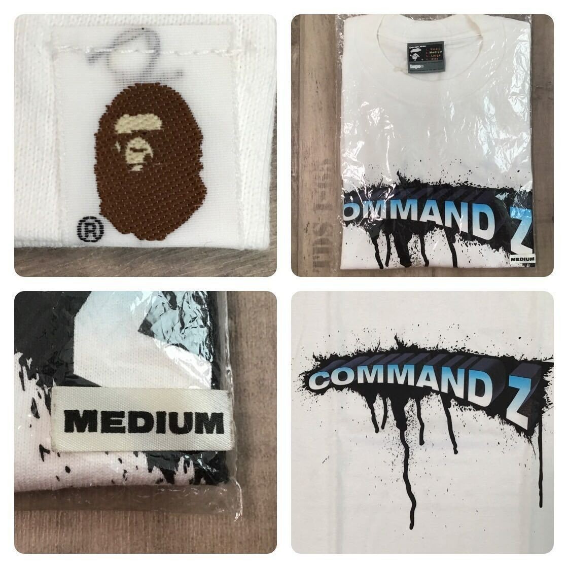 BAPE Autographed by futura stash command z T-shirt A Bathing Ape