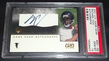 RARE POP 4 PSA 10 Rc Michael Vick Auto 2001 UD Game Gear Rookie Signed Autograph
