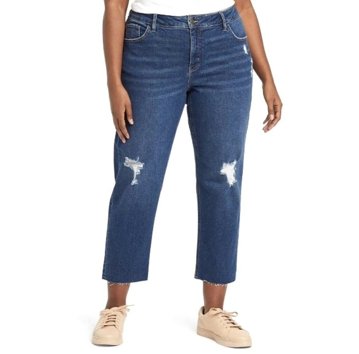 Ava crop best sale jeans