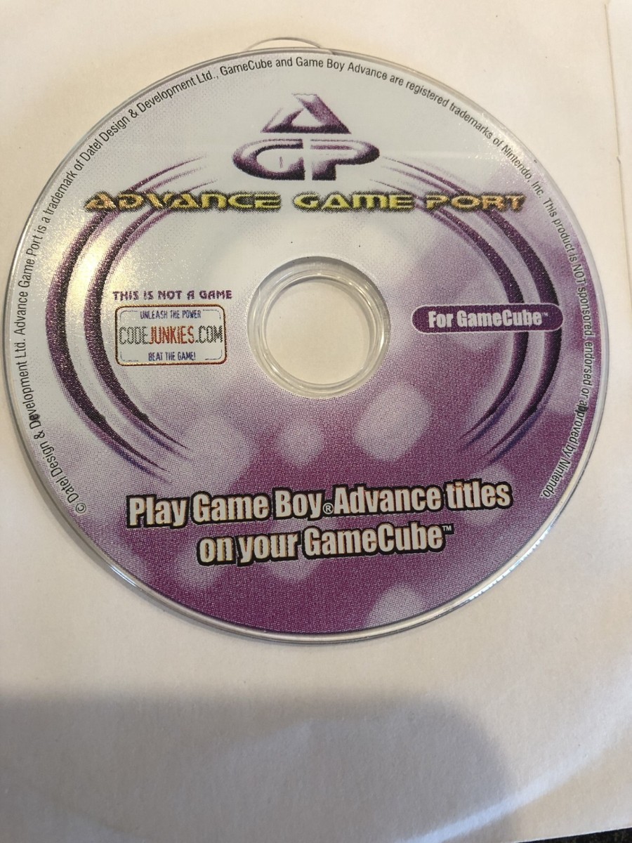 ADVANCE GAME PORT AGP disc only FOR GAME CUBE Nintendo GAMECUBE