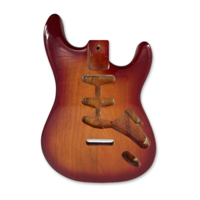 SSS Style Guitar Body Replacement for Yellow Painting Mahogany Bolt On