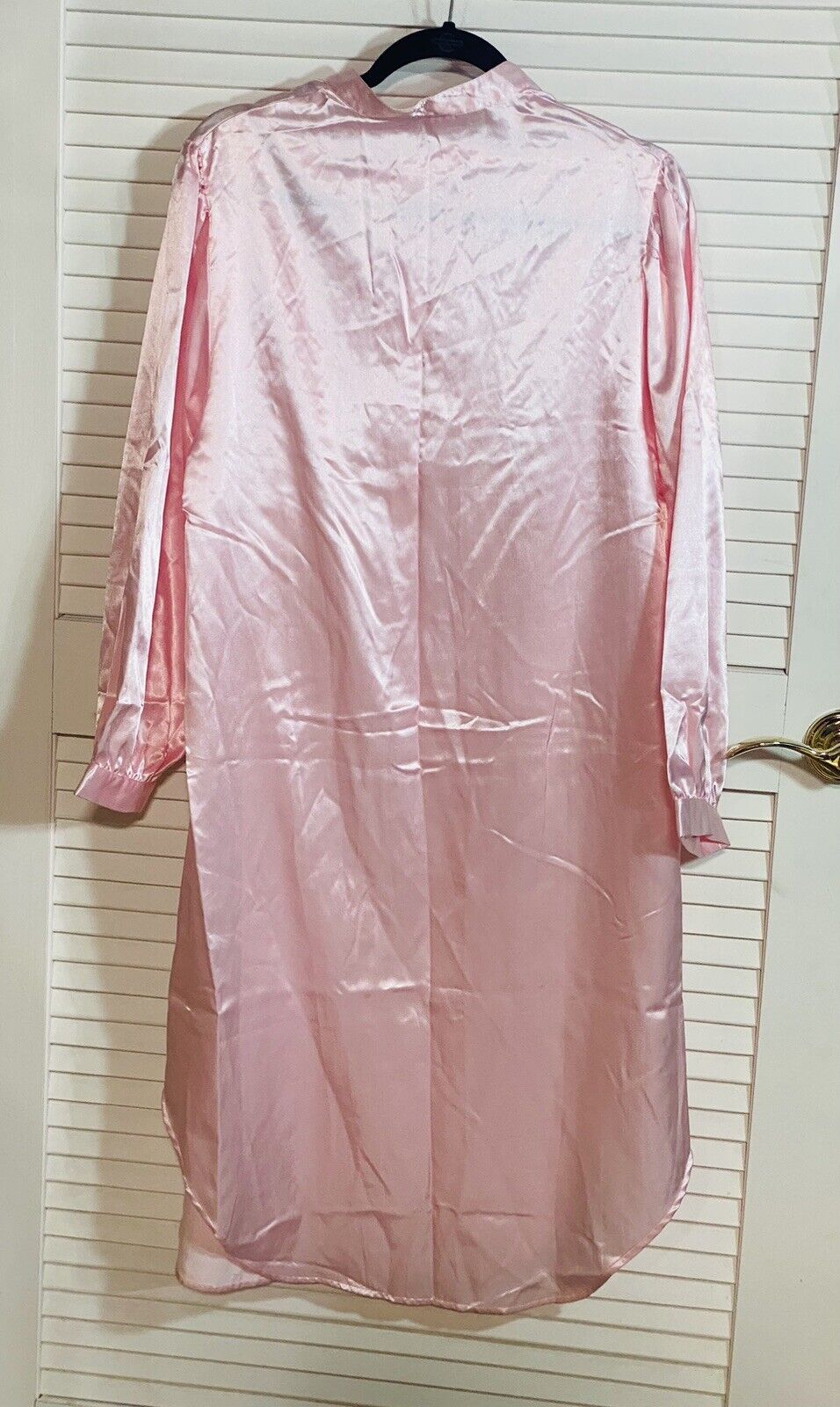 Ashley Taylor Intimates Nightgown Pink Long Sleev… - image 5