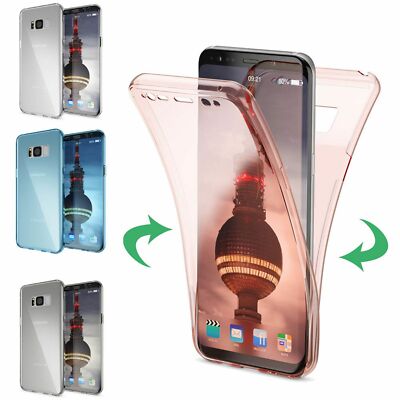 Für Samsung Galaxy S8 Plus - 360° Handy Hülle Full Cover Case Rundum Schutz Etui
