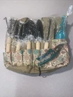 SCUDDLES 7-PIECE HEAVY-DUTY GARDENING TOOLS WITH TOTE BAG AND GLOVES - NWT