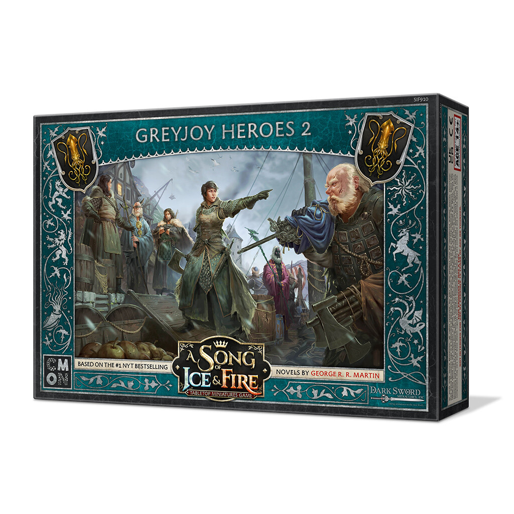GREYJOY HEROES #2 Песнь ледяного пламени ASOIAF Miniatures CMON NIB