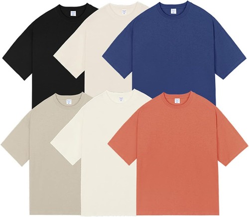 Men's Fashion Loose Fit Crewneck Solid T-Shirt Athletic XX-Large, White - Picture 5 of 6