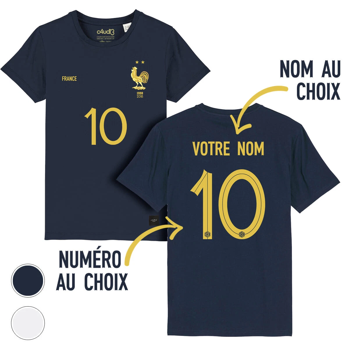 Maillot de foot personnalisable