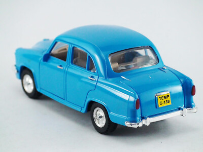 India Ambassador Car Modified Taxi -Pull Back Child Game Gift Toys Decoration