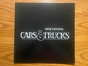 1978 Toyota Cars & Trucks Full Line Sales Brochure - SR-5, Land Cruiser & Celica