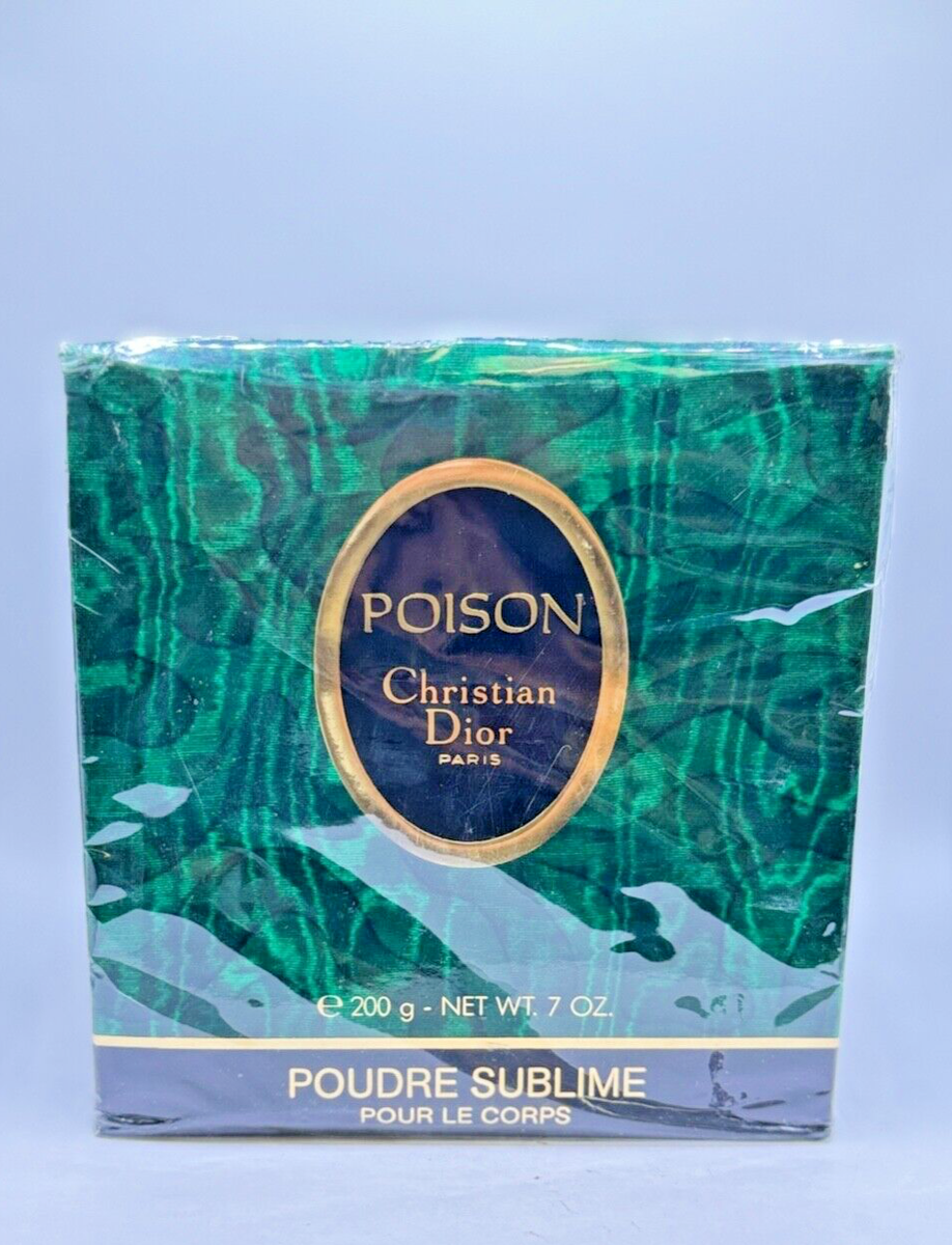 POISON BY CHRISTIAN DIOR 200G PERFUMED DUSTING POWDER (NEW WITH