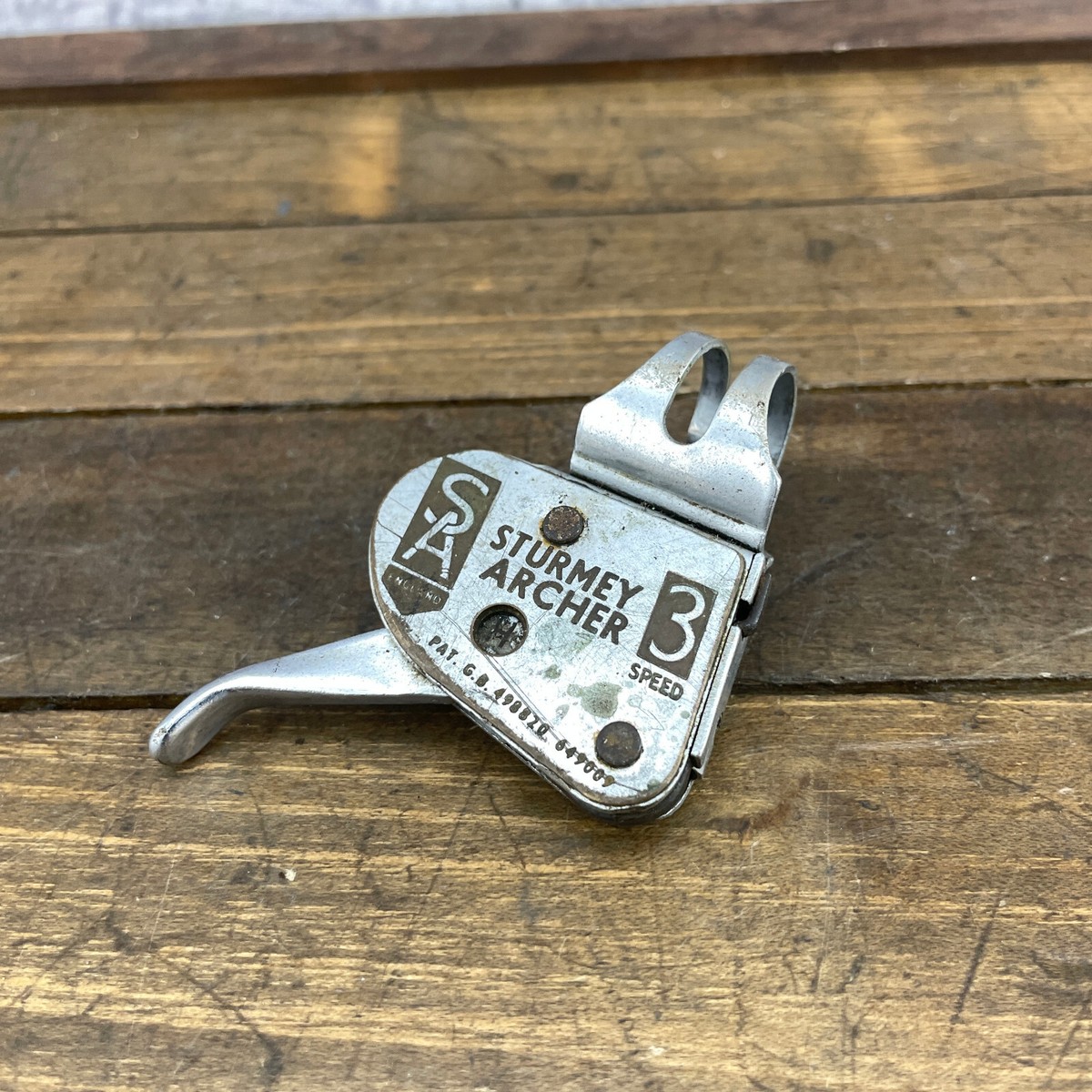 Vintage Sturmey Archer Shifter Metal Trigger Switch Shift Lever AW