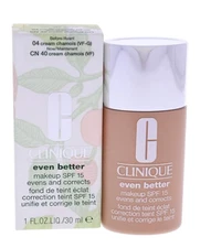 Clinique Even Better Makeup FoundationSPF 15 CN40 Cream Chamois (VF)  1oz. NEW