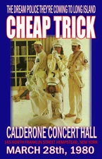 CHEAP TRICK REPLICA *DREAM POLICE* 1980 CONCERT POSTER
