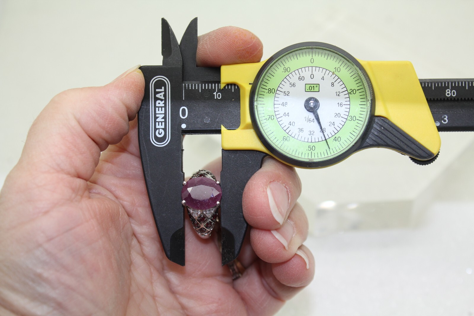 Sterling Silver .925 NATURAL RUBY ELEVATED DESIGN… - image 13