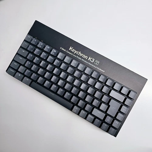Keychron K3 V2 RGB Brown Switch Ultra-Slim 75% ISO UK Keyboard Wireless (K3-E3)