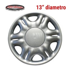 SET 4 COPRICERCHI COPPA RUOTA COPRI RUOTE BORCHIE 13" UNIVERSALE SENZA LOGO G3