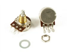 NEW Bourns Pro Audio 250K Audio Taper Pot, Split Knurled Shaft, #PDA24-250-1