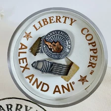 Liberty Copper Carry Light Unisex Spoon Ring , Liberty Flame, Alex and Ani