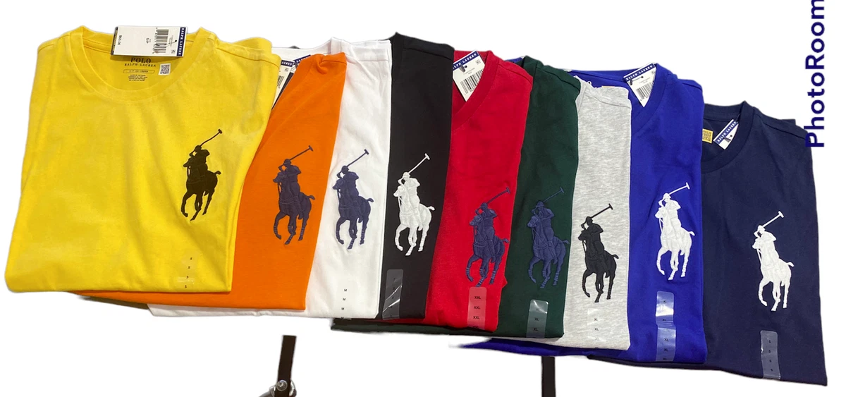 Polo Ralph Lauren Men's Big Pony Crew Neck T-Shirt