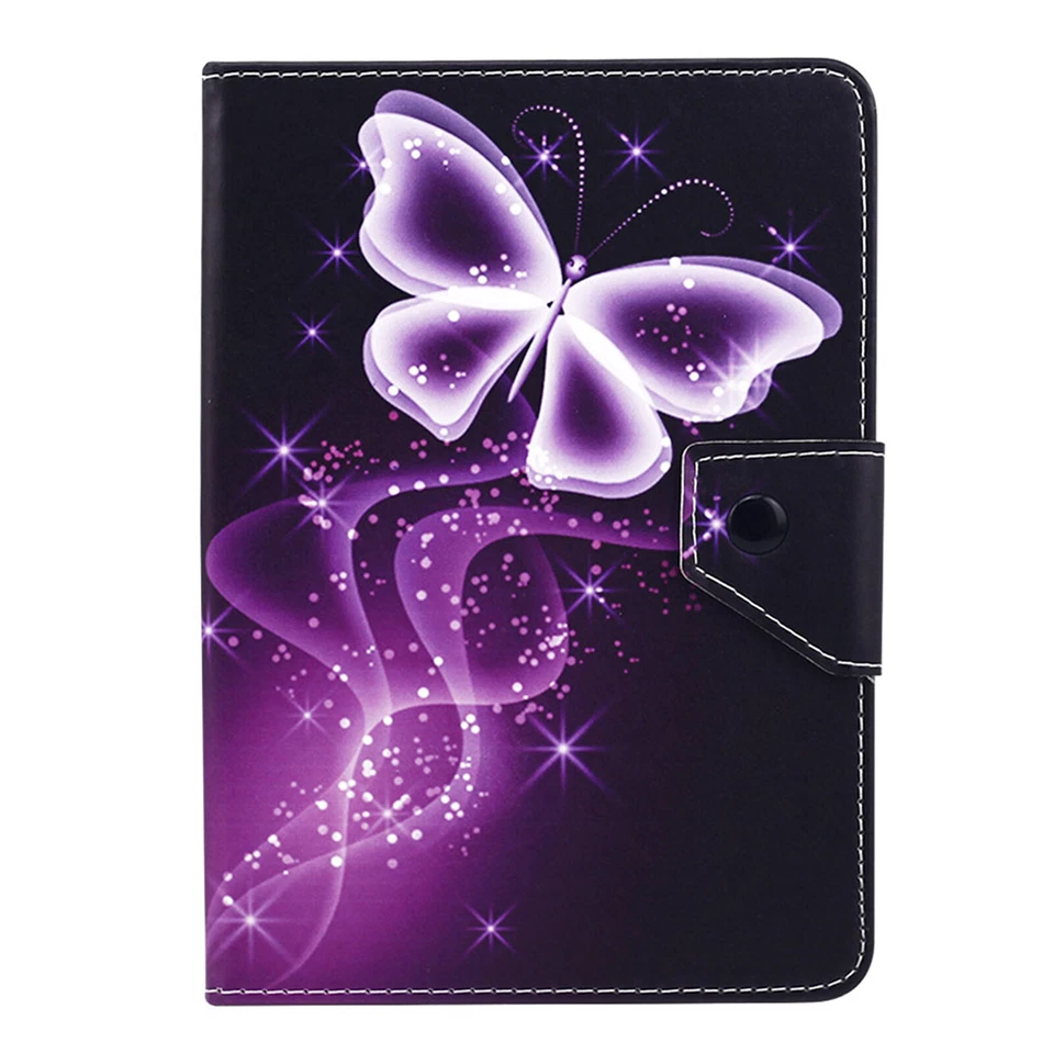Funda de cuero ajustable universal con soporte para iPad 7" 7.9" 9.7" 10" 10.1" Foto 3 de 4