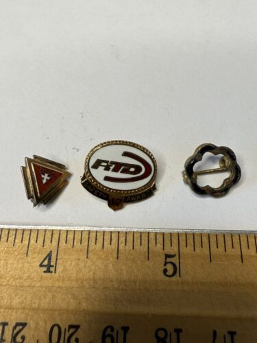 Hi-y YMCA RTD Plus Antique C Clamp Pin Back W5