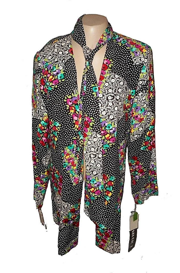 Новый Blazer, Studio I, драпированный декольте галстук Рекомендуемая розничная цена производителя - $158.00 10 - Изображение 3 из 4