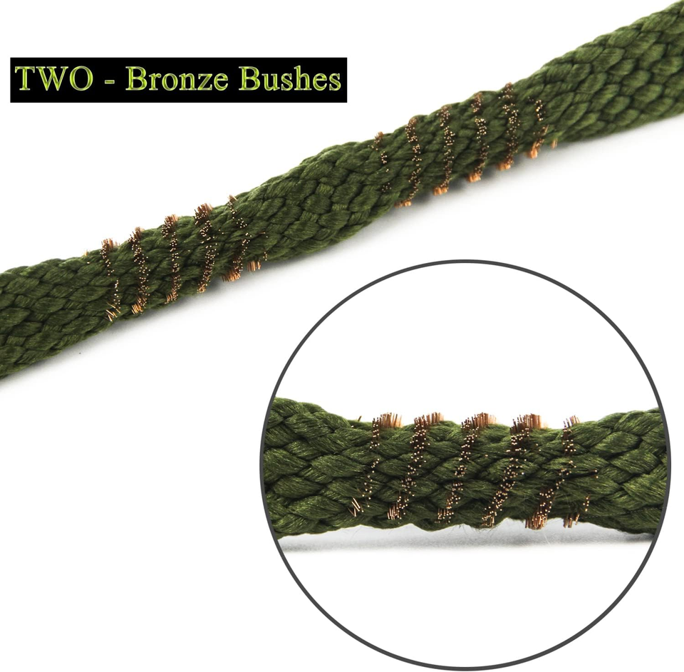 GUGULUZA Gun Cleaner Snake Cleaning Kit for Pistol .380 .38, 357 Cal