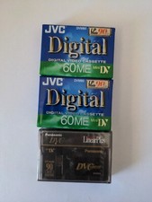 3 x New JVC  Panasonic Mini DV Digital Video Cassette 60ME DVM60 90 Min LP