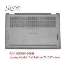 New 0G0888 G0888 For Dell Latitue 7410 Chrome Lower Bottom Base Cover Case Shell
