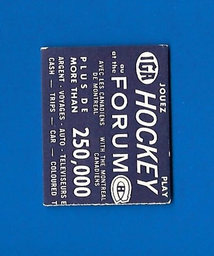 1967-68 IGA MONTREAL CANADIENS 67-68 NHL HOCKEY CARD 1-23 SEE LIST - Picture 84 of 118