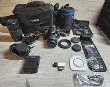 Canon EOS Rebel T6 Digital SLR Camera Kit With Accessory Bundle With WIFI