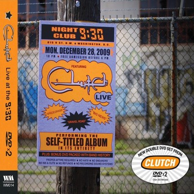 Clutch - Live At The 9:30 (DVD) Neil Fallon Tim Sult Dan Maines (UK IMPORT)