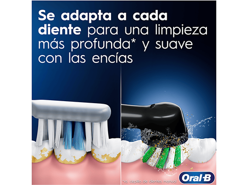Cepillo eléctrico - Oral-B Vitality Pro, Con 2 Cabezales, Negro - Imagen 2 de 12
