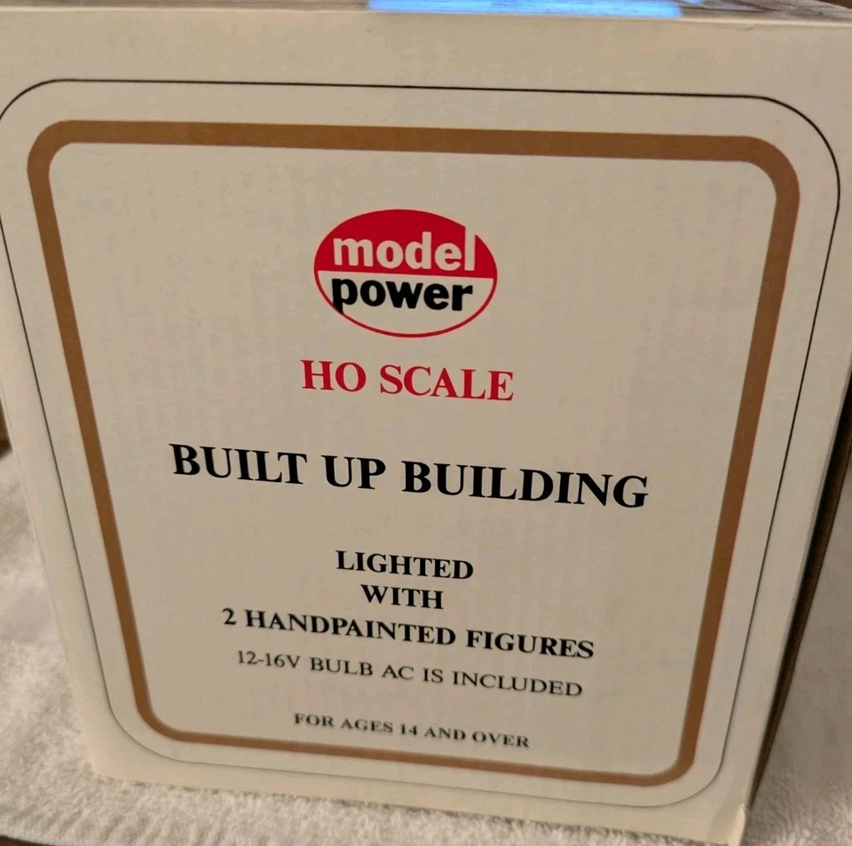MODEL POWER HO SCALE LIGHTED MR. RODGERS HOUSE Under Construction NIB - Image 4 of 4