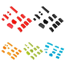 Laptop Anti Dust Plug Cover,13PCS Colorful Silicone Laptop Anti Dust Plug Cover