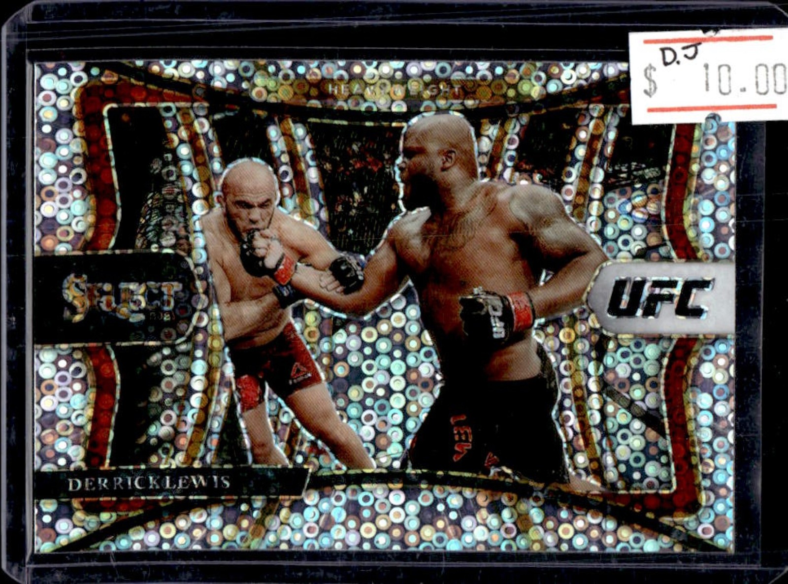 2021 Select UFC Derrick Lewis Disco Prizm Premier Level #117