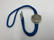 BSA Eagle Scout Bolo Tie - Bastian Bros Co. Silver Tone Eagle Shield S6