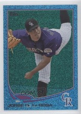 2013 Topps Wrapper Redemption Blue Slate Jorge De La Rosa #657 0w8