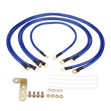Car Grounding Kit, Universal PVC Grounding Wire Kit Auto Car Earth Cable