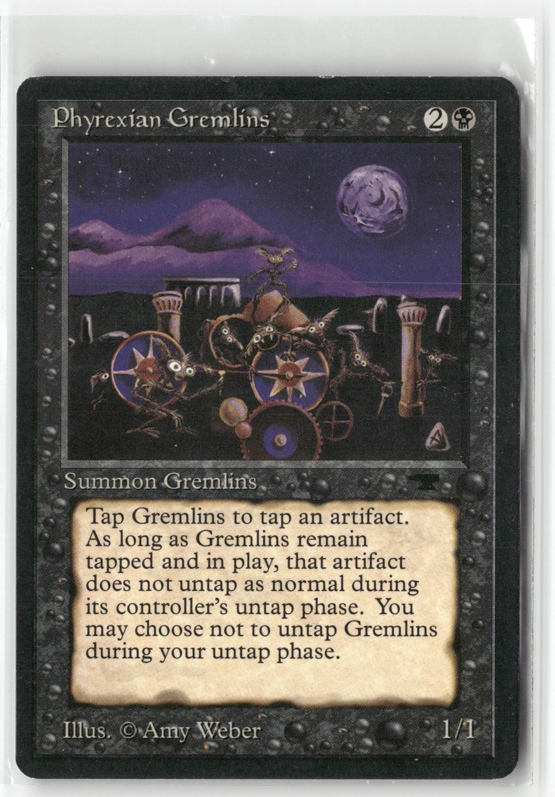 Phyrexian Gremlins Common Antiquities Magic: The Gathering Lightly Played