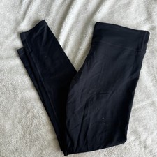 Zumba Wear Marvelous Black Full-Length Ankle Leggings Women's Size Medium