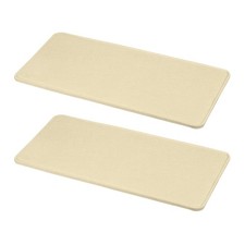 2Pcs Felt Base Shaper, 12 x 6 Inch Rectangle Bag Bottom Shaper, Beige