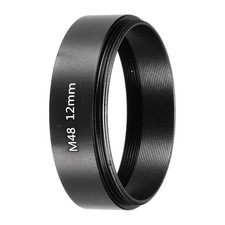 12mm M48 Lens Adapter Ring Extension Tube for Camera and Eyepiece, Black