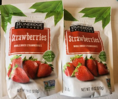 Dried Strawberries Stoneridge Orchards 2 Bags
