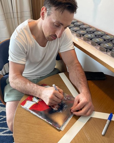 Brad Marchand Signed Florida Panthers 8x10 Photo 1st Game COA - Picture 3 of 3