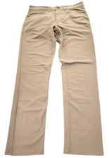 Member's Mark Men's Slim Fit Benton Performance Pant 32 x 34 NWT Beige