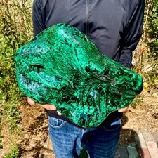 26.4LB  Natural luster peacock rock cluster rough mineral sample