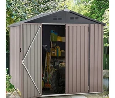 Aecojoy 7' X 7' Metal Storage Shed
