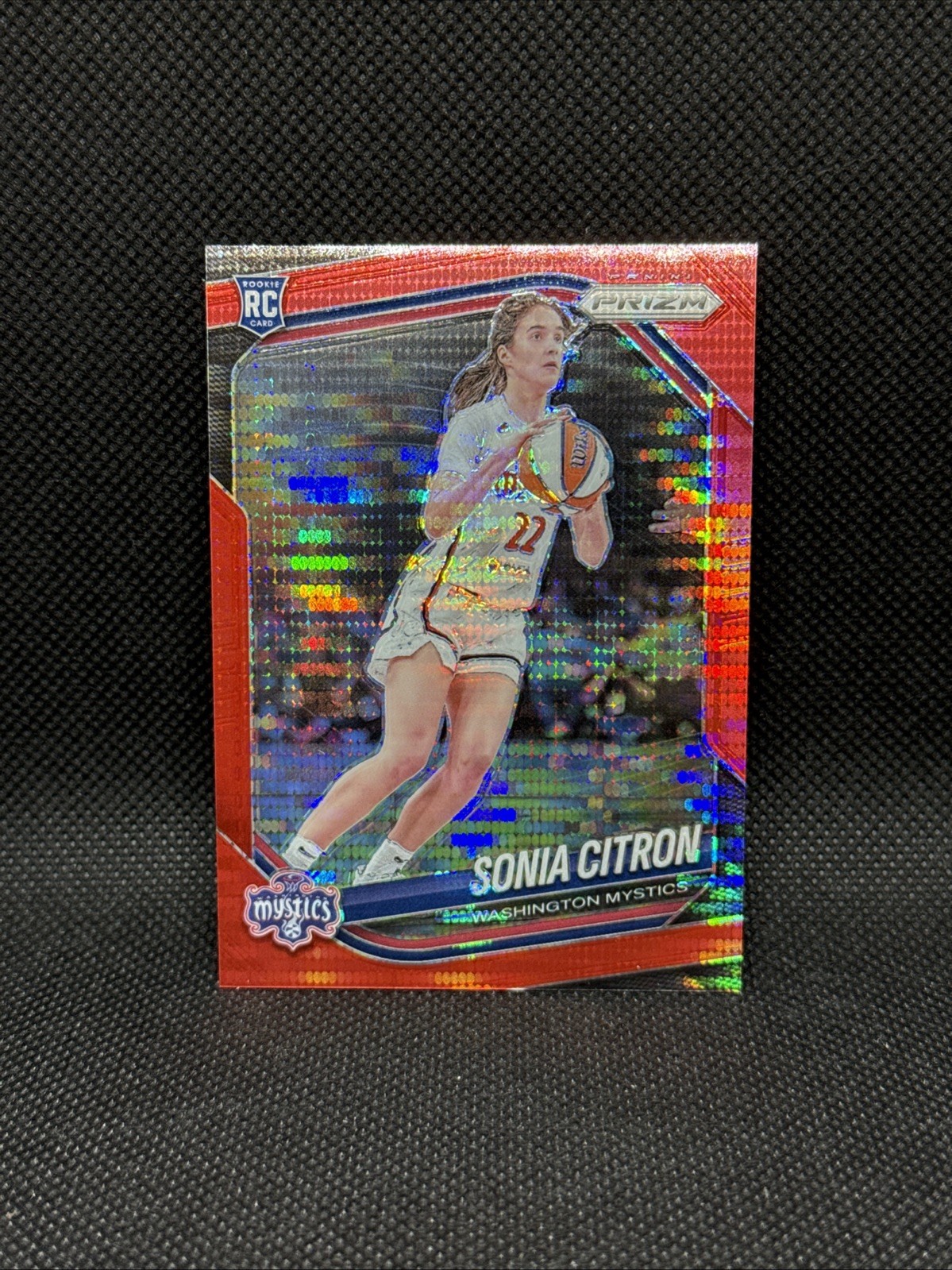 2025 Panini Prizm Sonia Citron (RC) #122 Red Pulsar /299 Washington Mystics