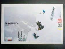Travis Rice Lib Tech Snowboard Poster 17"x 11" Art Of Flight Revelstoke Red Bull